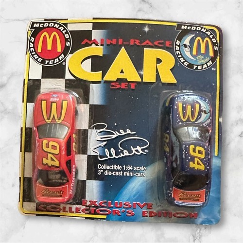 BILL ELLIOTT #94 MCDONALDS / MAC TONIGHT FORD 2 CAR SET 1/64 1997 NASCAR... - $1.92