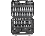 106-Piece Socket Set: SAE/Metric, Deep/Standard, with Accessories - £67.58 GBP