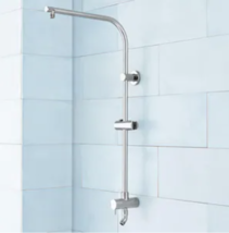 New Brushed Nickel Custom Showering 32-19/25 in. Shower Rail by Signatur... - £195.87 GBP