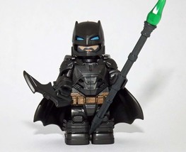 Building Block Batman Dark Armor Minifigure US Toy Minifigure Custom - £6.35 GBP