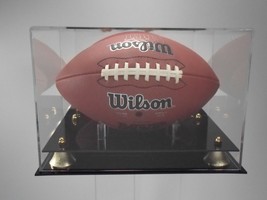 Football display case full size NFL NCAA collectible UV Filtering memora... - $38.51