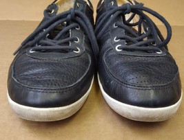UGGs BROOK-LIN Black Leather Sneakers Lace Up Shoes Size 11 Mens F23011I... - $20.54