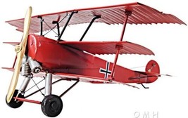 Model Plane Aircraft Traditional Antique 1917 Red Baron Fokker Triplane - £95.14 GBP