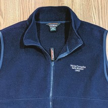 LL Bean Fleece Vest Blue Mens Size XL 2002 Maine Turnpike Authority Pola... - £23.73 GBP