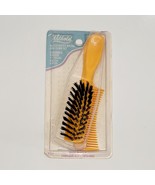 VTG Wilhold Yellow Plastic Flair Styler Nylon Travel Hair Brush &amp; Comb S... - $452.38 MXN