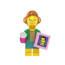 Toy Custom Cartoon The Simpsons Edna Krabapple SP115 Minifigures Hobby - £3.95 GBP