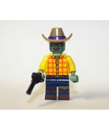 Minifigure Custom Toy Figure Zombie Cowboy Horror Movie - $120.72 MXN