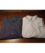 Ralph Lauren Button Down Shirt Long Sleeve 2XL Custom/Classic Fit 2pc Wh... - £25.59 GBP