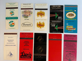 10 Rare Vintage Matchbook Covers Orlando Restaurants Sunset Grill Hunan. GMG - £19.42 GBP