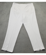 Greg Norman Golf Pants Women XL White Solid Stretch Shaping Fit Moisture... - $543.93 MXN