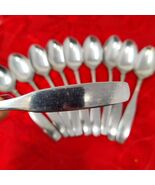 6+4X Tsp Paul Revere Pattern Made in Japan Stainless Flatware  Teaspoons... - €21,47 EUR