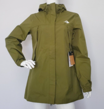 THE NORTH FACE WOMEN&#39;S ANTORA PARKA WATERPROOF RAIN JACKET Forest Olive ... - $69.88
