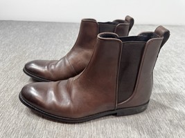 John Varvatos Boots Men&#39;s 8 M Brown Chelsea Leather Dress Boot Slip On E... - $1,826.99 MXN