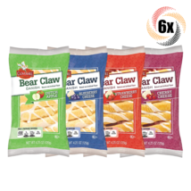 6x Packs Variety Flavor Cloverhill Bakery Bear Claw Danish 4.25oz Mix &amp; ... - $19.47