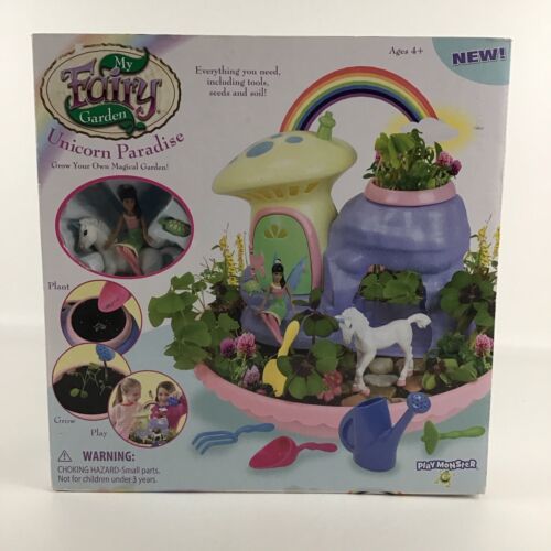 Primary image for My Fairy Garden Unicorn Paradise Plant Grow Play Tools Seeds Soil Create New