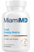 MiamiMD Total Beauty Matrix Dietary Supplement - 60 Capsules Exp 10/25