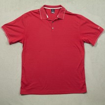 Nike Golf Dry-Fit Polo Shirt Size Xxl Red Shortsleeve - £15.32 GBP