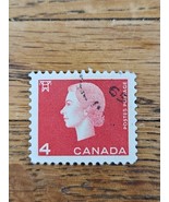 Canada Stamp Queen Elizabeth II 4c Used 408 - $18.54 MXN