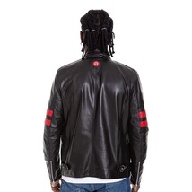Vinci The Urban Black Leather Men Jacket image 3