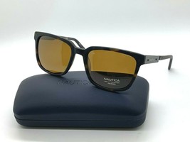 Nautica N6227S 215 Matte Dark Tortoise 56-18-140MM Polarized Sunglasses /CASE - £35.08 GBP