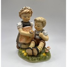 Hummel &quot;Blumenkinder&quot; Figurine 914 First Issue Signed 2007 4.75&quot; Girl Boy Flower - £102.17 GBP