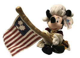 Disney World Plush Minnie Mouse 4th of July 2001 Independence Day With Tag - £10.24 GBP