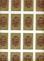 Double Uncut Sheet SOO Line Railroad Playing Cards by Hoyle  - £74.19 GBP