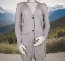 Pendleton Sweater Coat Womens XXS Gray Merino Wool Cardigan Duster Timeless - $60.89 CAD