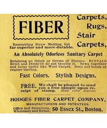Hodges Fiber Carpet Company 1894 Advertisement Victorian Boston Mass ADBN1j - £10.21 GBP