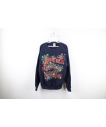 Vintage 90s Womens XL Distressed Christmas Jingle Bells Crewneck Sweatsh... - £27.64 GBP