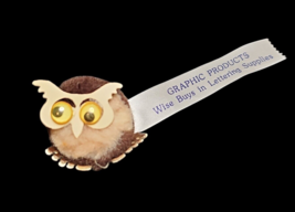 VTG 70-80s Graphic Products OWL Wuppet Weepul Googly Eye Fuzzy PomPom Ad... - $43.26 CAD