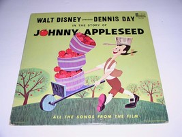 Johnny Appleseed Record Album Vinyl LP Dennis Day 1964 Disneyland DQ 1260 VG++ - £26.29 GBP