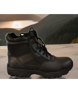 New Men&#39;s Dickies Tactical Spear 6&quot; Black Leather With Nylon Panel Boots... - €63,97 EUR