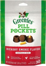 Greenies Pill Pockets for Capsules Hickory Smoke Flavor - 7.9 oz - £15.36 GBP