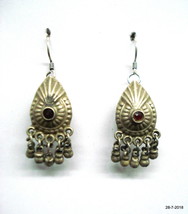 vintage antique ethnic tribal old silver earrings earplug earrings - £76.62 GBP