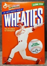 1998 General Mills Wheaties Mark McGwire 70 Home Runs Cereal Box Full New Unopen - £19.92 GBP