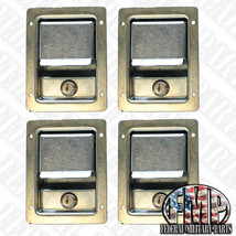 4 Single Locking door latches handles for Military M998 HUMVEE unpainted - £103.11 GBP