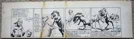 BRONCHO BILL Newspaper Daily Strip Original art 8/2/1946 HARRY O&#39;NEILL W... - $1,020.93 MXN