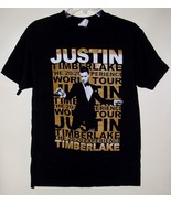 Justin Timberlake Concert Tour T Shirt 2014 20/20 Experience Alternate D... - £86.13 GBP