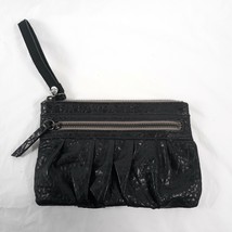 Simply Vera Vera Wang Zipper Black Clutch  - £22.55 GBP