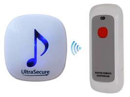 Wireless SOS Alert System with a 600 metre Wireless Desk or Wall Panic Button - $116.11