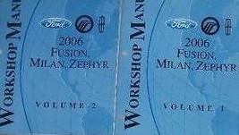 2006 Ford Fusion Lincoln ZEPHYR Mercury Milan Service Shop Repair Manual Set EWD - £43.66 GBP