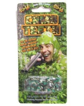 CAMOFLAUGED HUNTING TEETH  fake #996 CAMO billy bob costume NEW GAG DRESSUP - £5.13 GBP