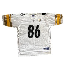 Reebok Hines Ward #86 Pittsburgh Steelers Jersey NFL Blanco Talla 2XL XXL - £44.77 GBP