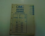 Omc Elettrico Modelli Servizio Manuale 12 24 Volt Piede Controllo Mano D... - $19.95