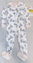 Burt&#39;s Bees Baby Sleep &amp; Play Pajamas Zip-front Non-slip Footed Pjs Organic 24M - £10.29 GBP