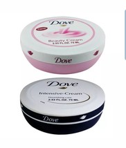 Combo of Dove Beauty Cream &amp; Dove Intensive-Cream 2.53-oz - £7.82 GBP
