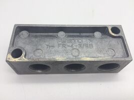 Festo FR-4-3/8B Distributor Block - $8.50