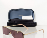 Brand New Authentic Gucci GG 0363 002 Sunglasses Gold GG0363 Frame 56mm - $395.99