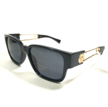 Versace Sunglasses MOD.4412 GB1/81 Polished Black Gold Medusa Head 57-18-140 - £81.33 GBP